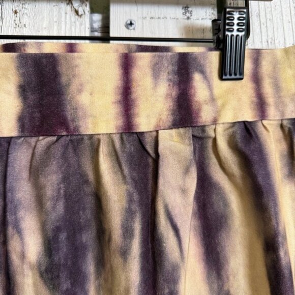 Anthropologie TINY Tie Dye Wrap Skirt Size XL Boho Hippie Cottage Unique Nature - Picture 5 of 11